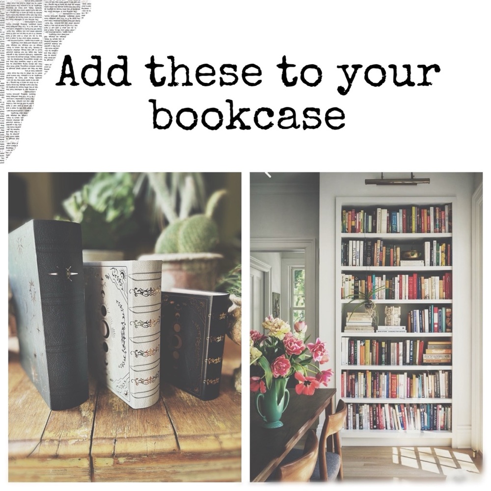 Set of 3 Boutique Decorative Book Storage Boxes | NWT Hidden Organizers